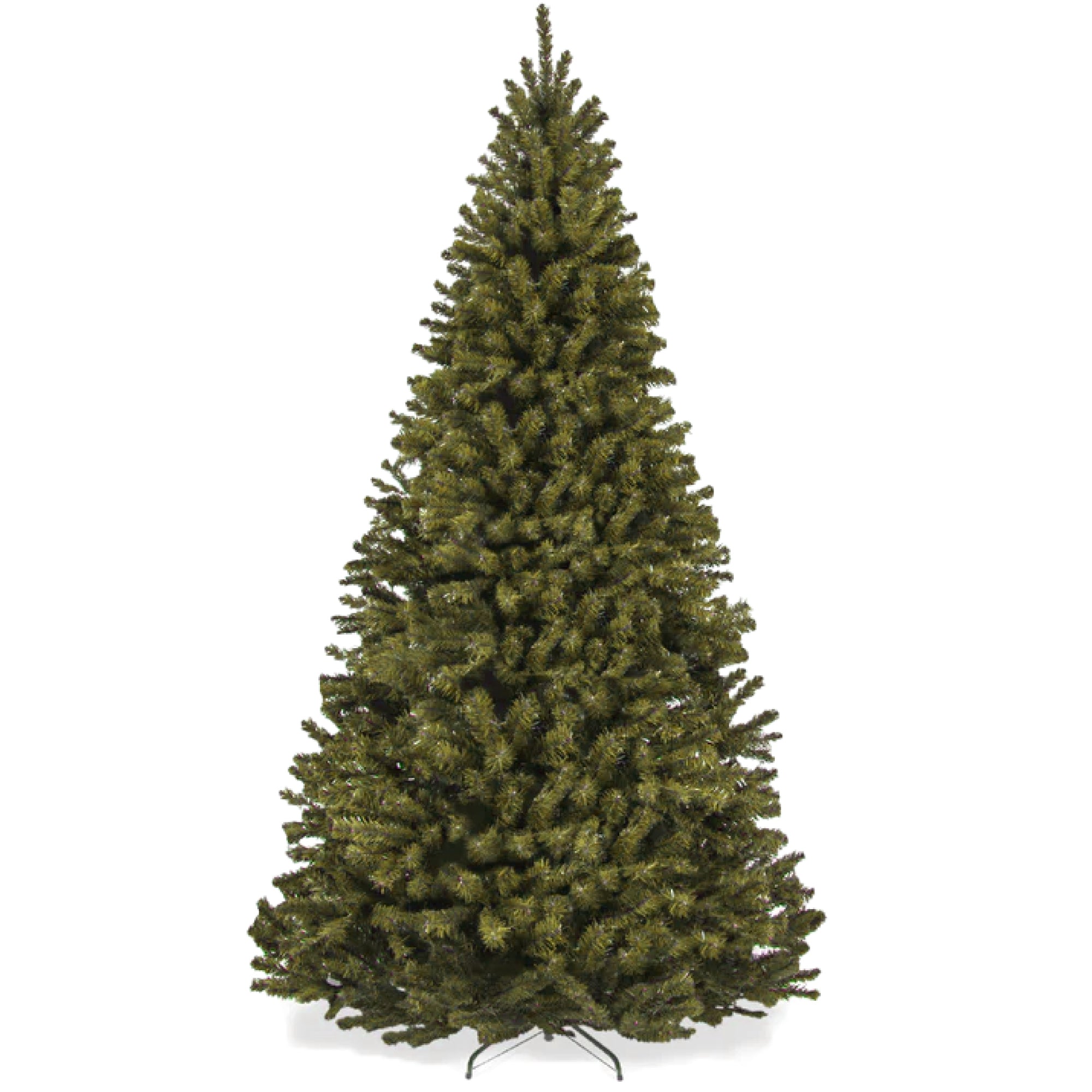 Unlit Artificial Green Spruce Christmas Tree, w/Easy Assembly - 9ft