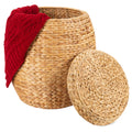 Multipurpose Hyacinth Storage Tote Basket - Natural