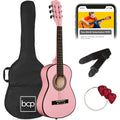 Kids Acoustic Guitar Beginner Starter Kit w/ Carrying Case - 30in - Pink