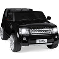 12V 2-Seater Licensed Land Rover Ride-On w/ Parent Remote Control - Black