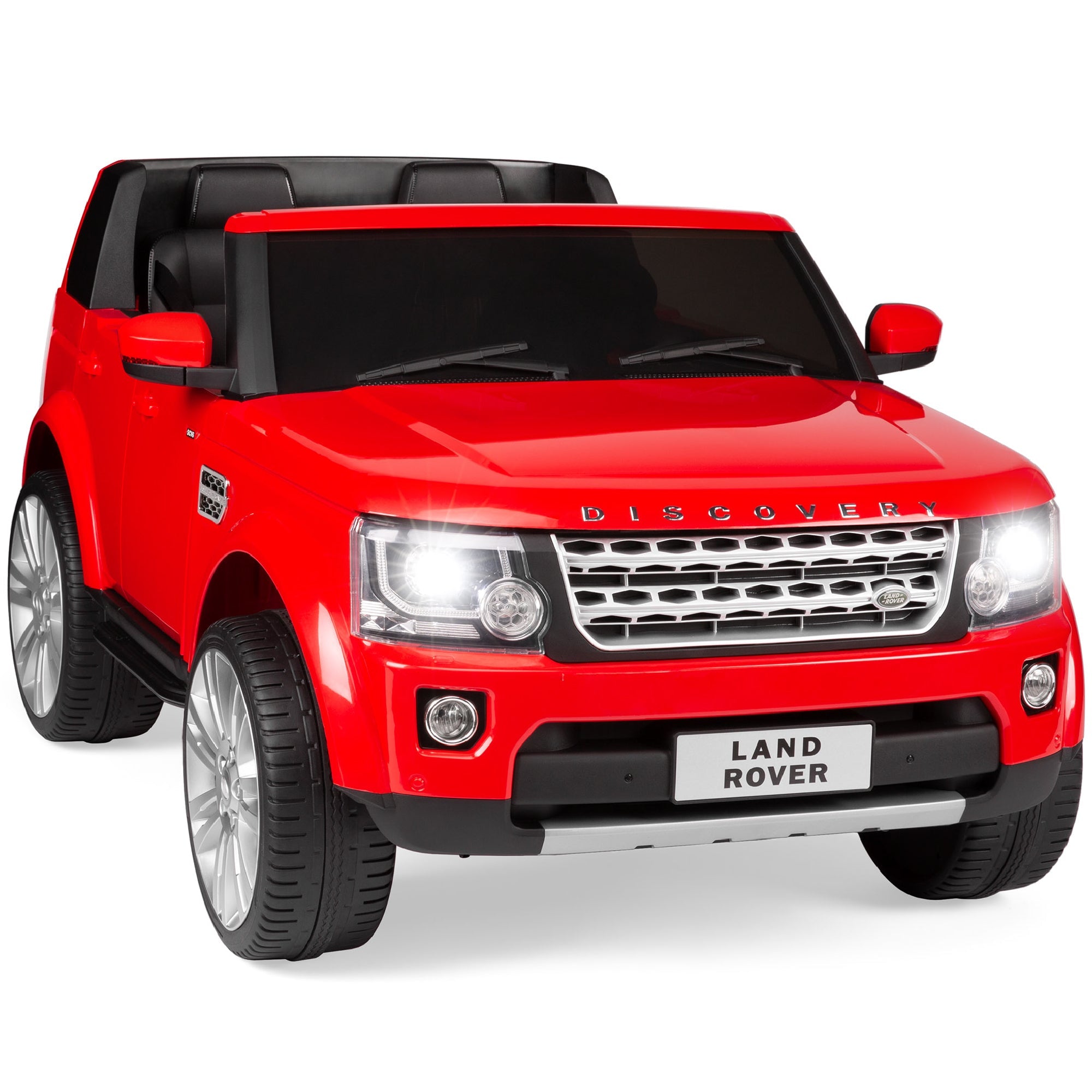 12V 2-Seater Licensed Land Rover Ride-On w/ Parent Remote Control - Red