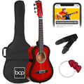 Kids Acoustic Guitar Beginner Starter Kit w/ Carrying Case - 30in - Redburst