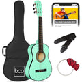 Kids Acoustic Guitar Beginner Starter Kit w/ Carrying Case - 30in - SoCal Green