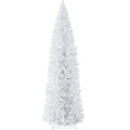 White Artificial Pencil Holiday Christmas Tree - 7.5ft