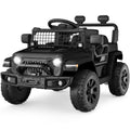 6V Kids Ride-On Truck Car w/ Parent Remote Control, 4-Wheel Suspension - Black