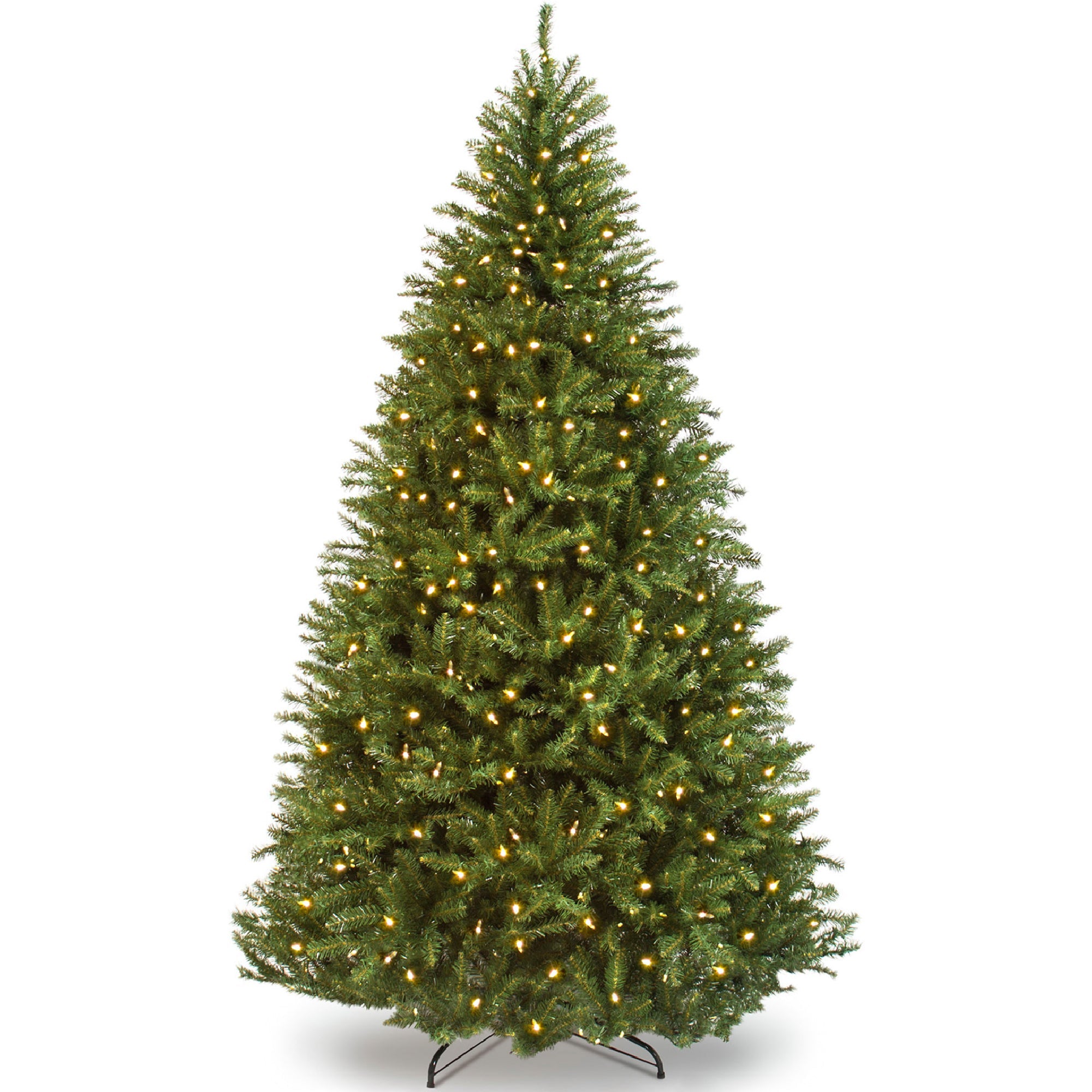 Pre-Lit Hinged Douglas Artificial Christmas Tree w/ Stand - 4.5ft