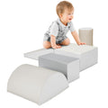 5-Piece Kids Climb & Crawl Soft Foam Shapes Structure Playset - Neutral
