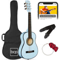 Kids Acoustic Guitar Beginner Starter Kit w/ Carrying Case - 30in - Light Blue