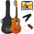 Kids Acoustic Guitar Beginner Starter Kit w/ Carrying Case - 30in - Natural Mahogany