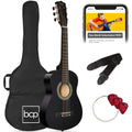 Kids Acoustic Guitar Beginner Starter Kit w/ Carrying Case - 30in - Black