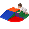 4-Piece Kids Climb & Crawl Soft Foam Shapes Structure Playset - Multicolored