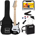 Kids Electric Guitar Beginner Starter Kit w/ 5W Amplifier - 30 in - Black