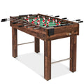 48in Foosball Table for Kids & Adults w/ 2 Balls - Walnut