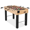 48in Foosball Table for Kids & Adults w/ 2 Balls - Natural
