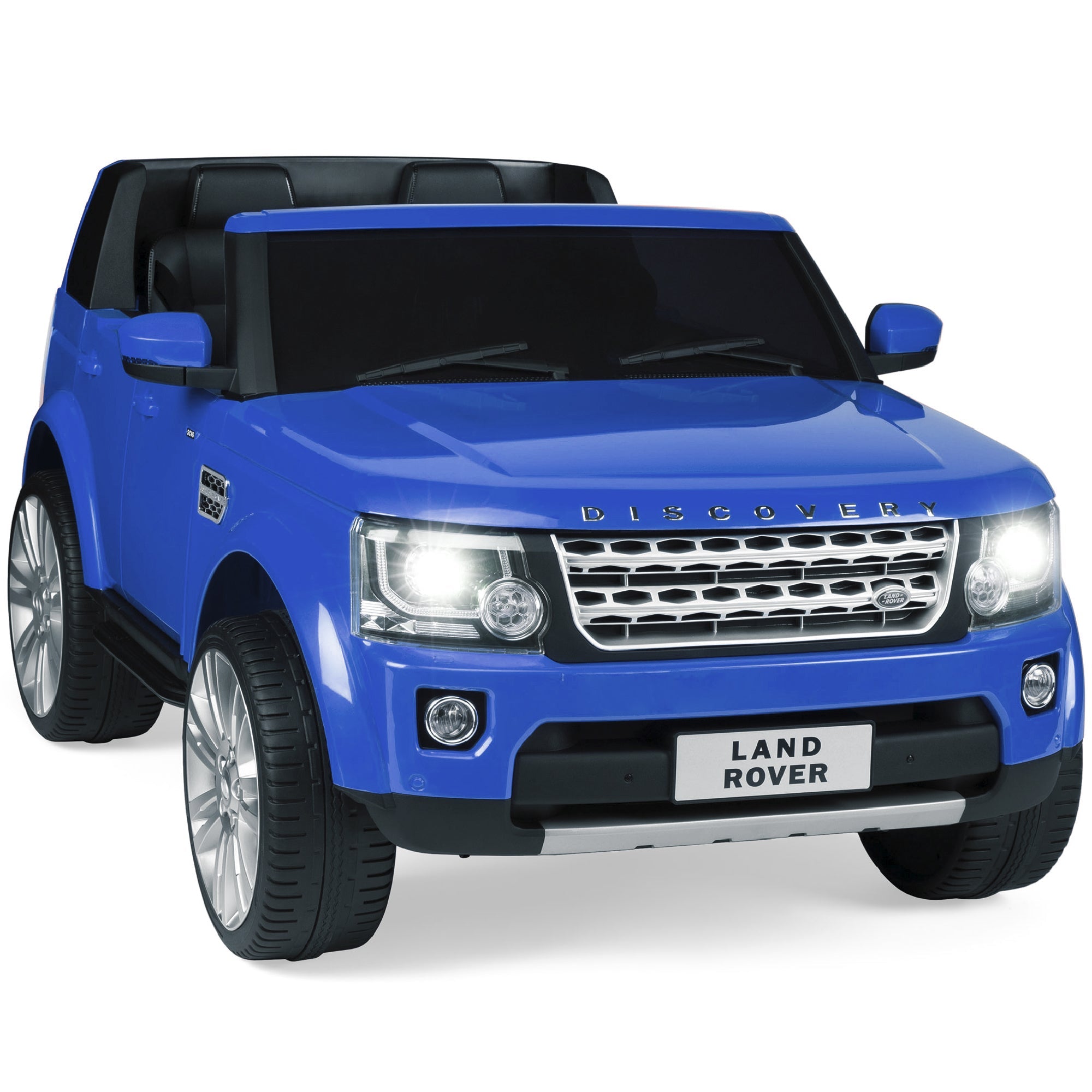 12V 2-Seater Licensed Land Rover Ride-On w/ Parent Remote Control - Blue