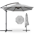Offset Hanging Patio Umbrella - 10ft - Fog Gray