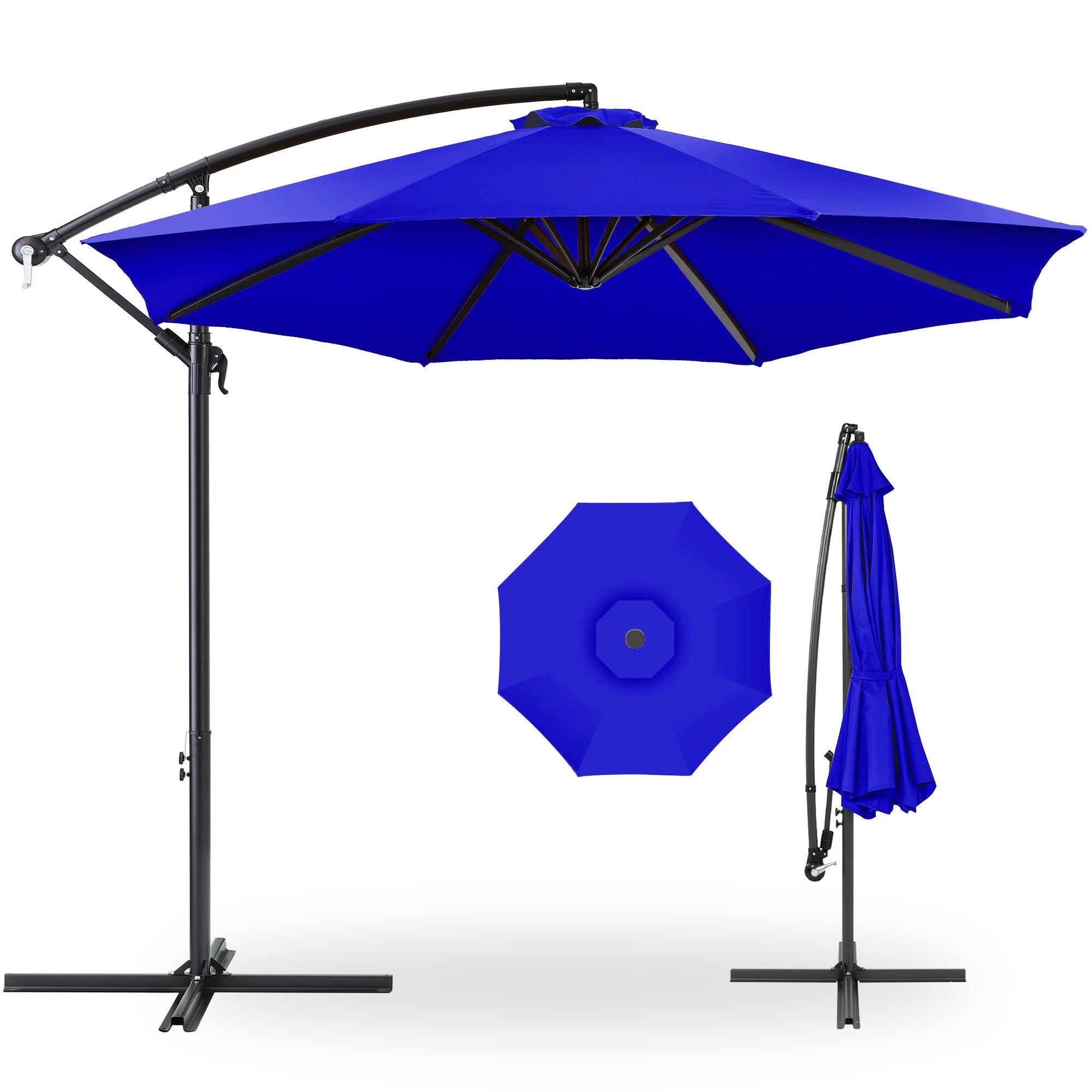 Offset Hanging Patio Umbrella - 10ft - Resort Blue