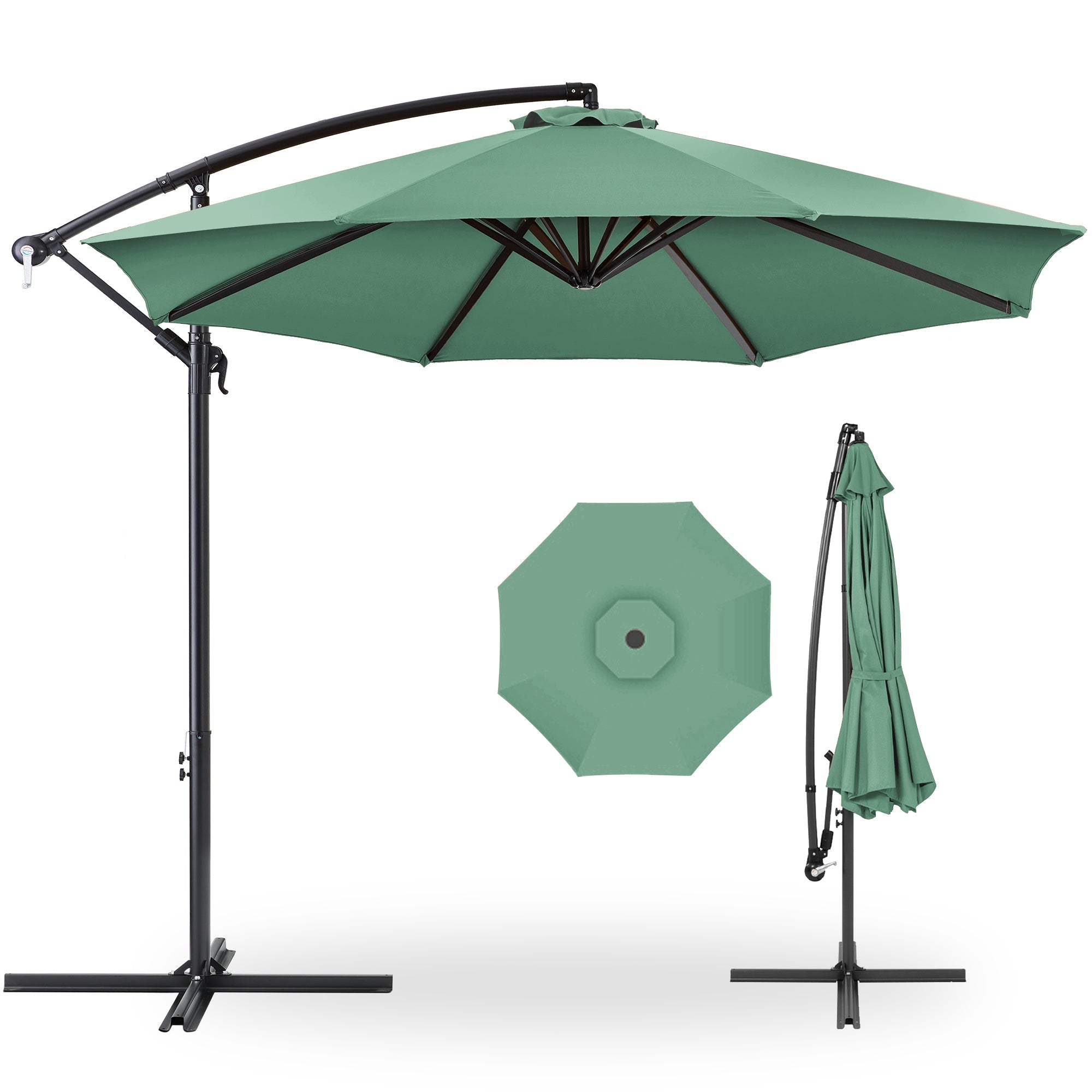 Offset Hanging Patio Umbrella - 10ft - Seaglass