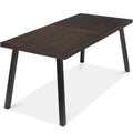 6-Person Indoor Outdoor Acacia Wood Dining Table - Espresso