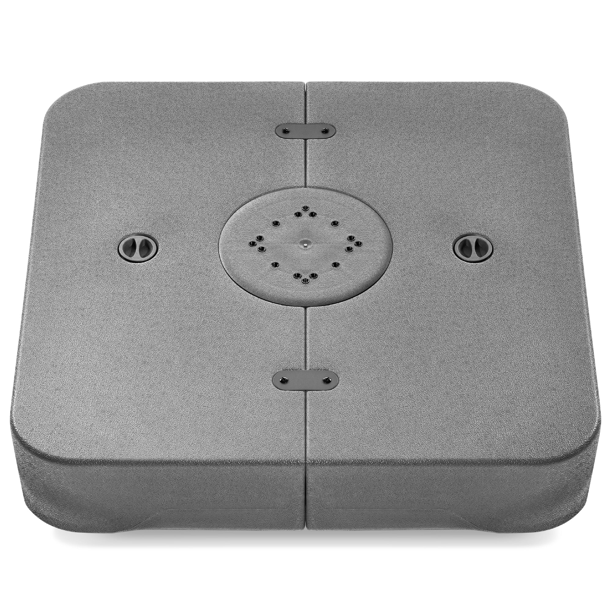 Fillable Heavy-Duty Cantilever Umbrella Base w/ 330lb Capacity - Gray