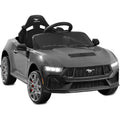 12V Kids Ride-On Car Officially Licensed Ford Mustang w/ Remote, 2 Speeds - Gray