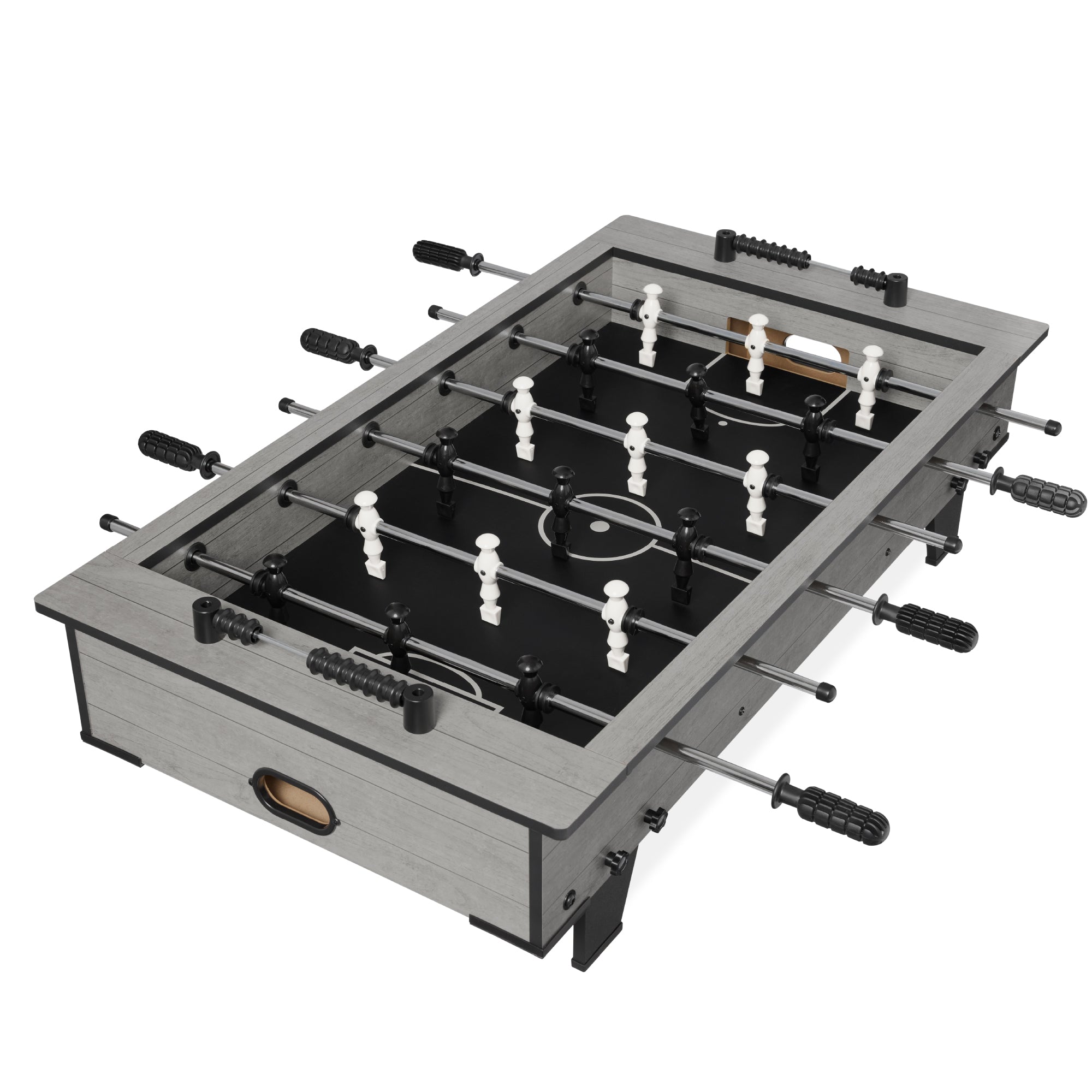Tabletop Foosball Table, Arcade Table Soccer w/ 2 Balls - 40in - Gray