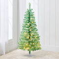 Prelit Colorful Mini Spruce Christmas Tree w/ LED Lights - 4ft - Sage Green