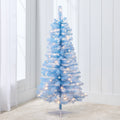 Prelit Colorful Mini Spruce Christmas Tree w/ LED Lights - 4ft - Baby Blue