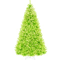 Pre-Lit Artificial Lime Green Christmas Tree w/ Incandescent Lights - 4.5ft