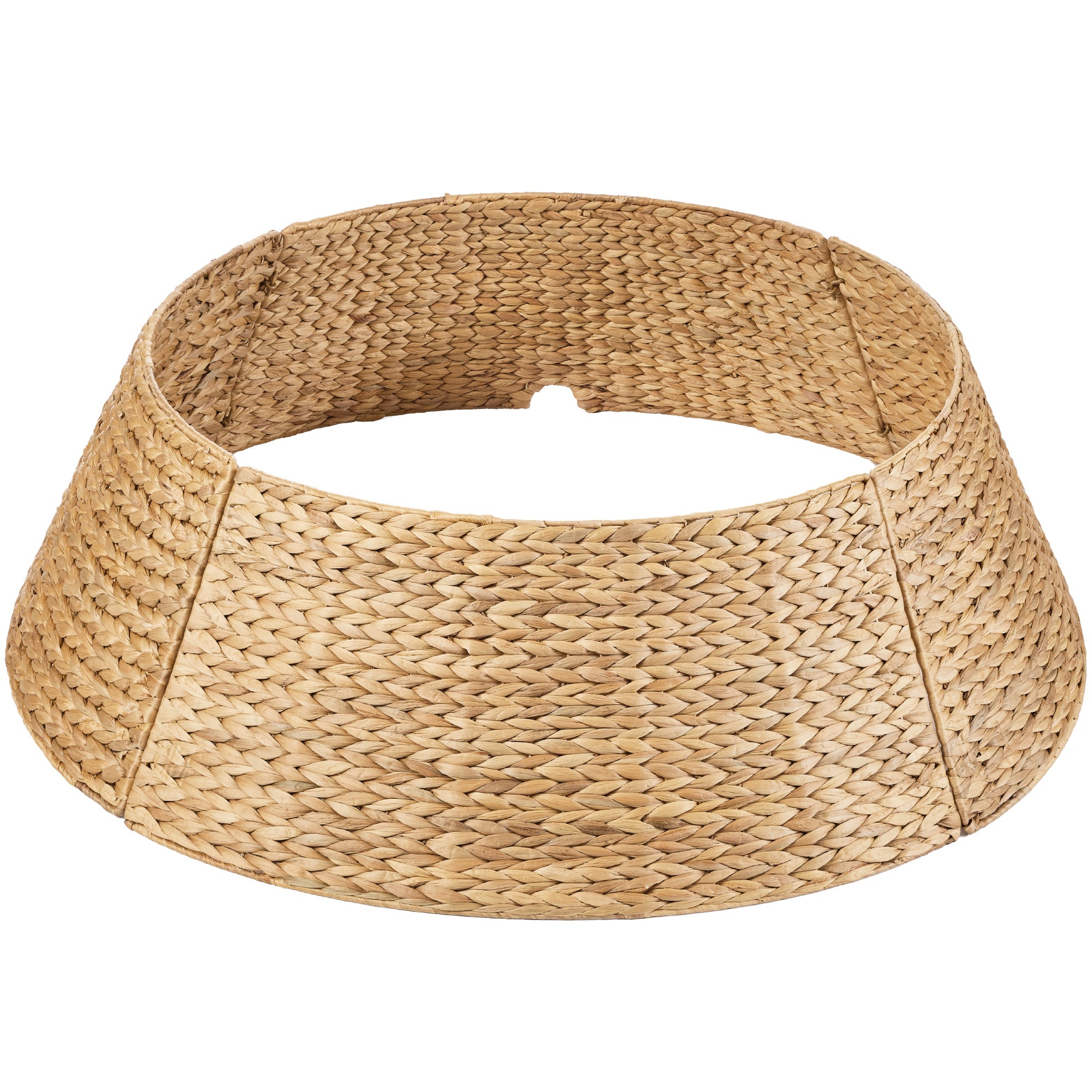 Woven Hyacinth Christmas Holiday Tree Collar - 36in - Natural