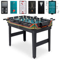 10-in-1 Combo Game Table Set w/ Pool, Foosball, Ping Pong, Chess - 2x4ft - Arcade
