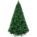 Artificial Green Christmas Tree, Unlit Pine Design w/Easy Assembly - 9ft