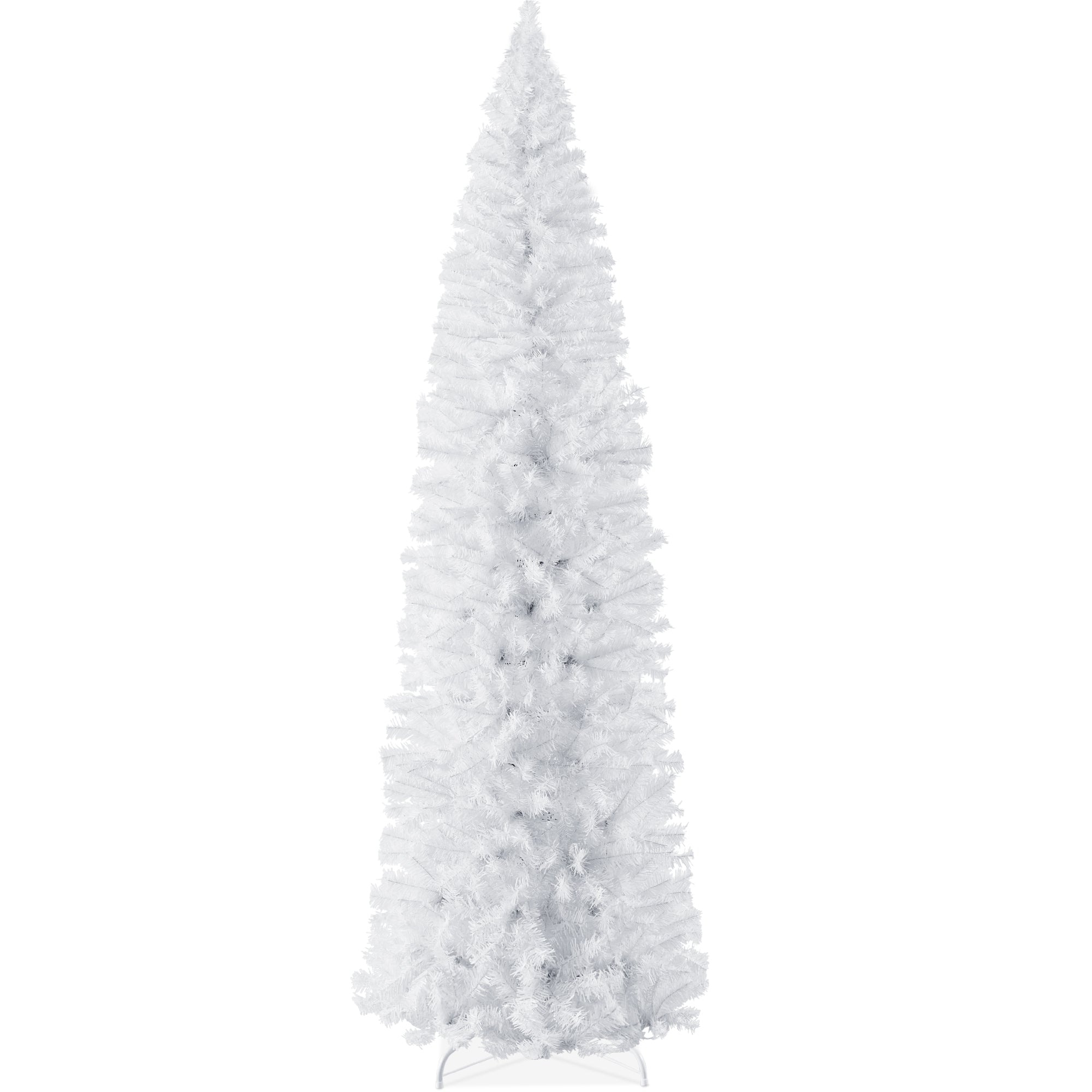 White Artificial Pencil Holiday Christmas Tree - 12ft