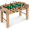 Large Full-Size Foosball Table w/ 2 Balls, 2 Cup Holders - 54in - Natural