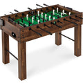 Large Full-Size Foosball Table w/ 2 Balls, 2 Cup Holders - 54in - Walnut