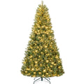 Pre-Lit Premium Cashmere Christmas Tree w/ Cordless Connection, LED Lights