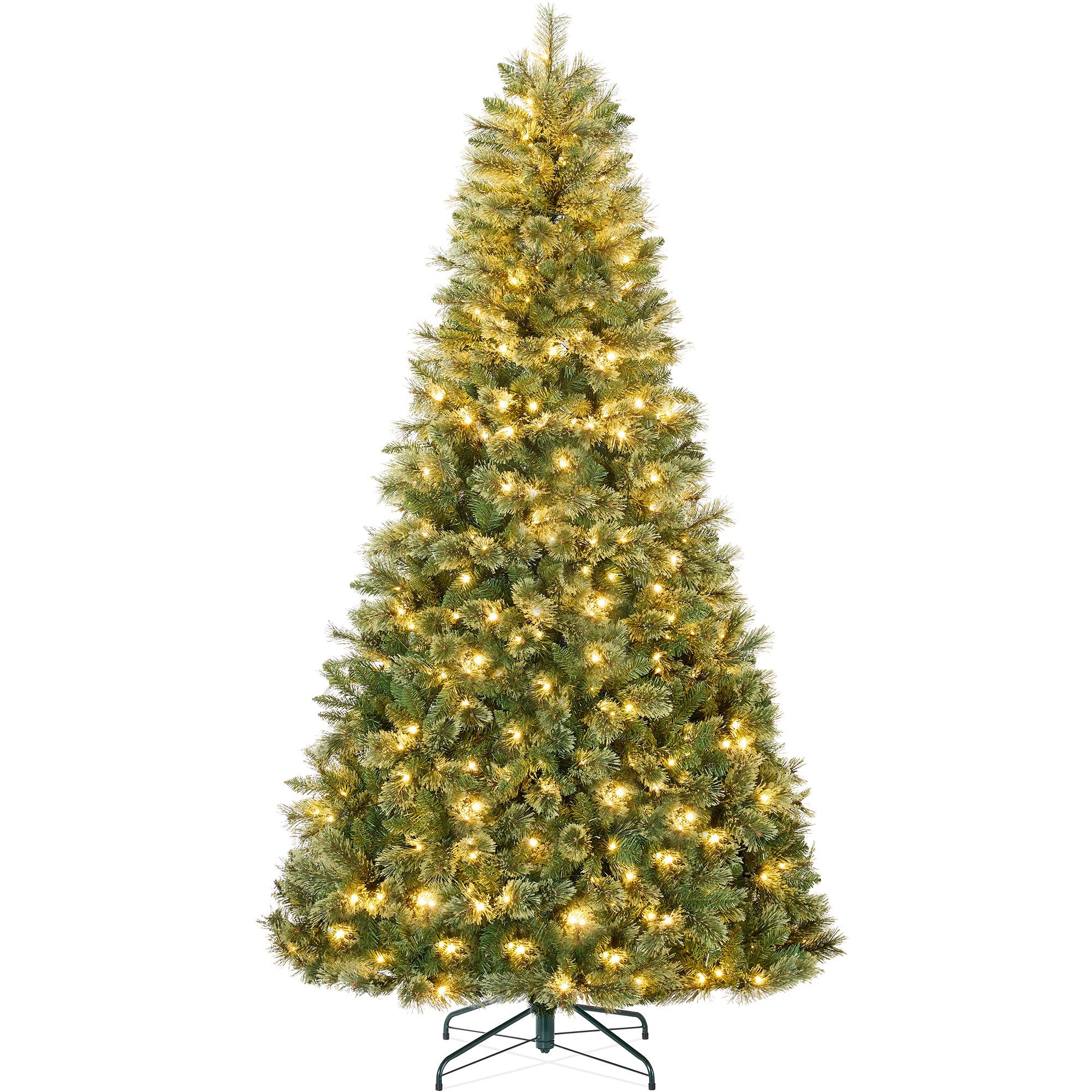 Pre-Lit Premium Cashmere Christmas Tree w/ Cordless Connection, LED Lights - 7.5ft
