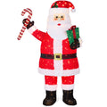 Lighted Pop-Up Santa Claus Outdoor Christmas Decoration w/ LED Lights - Large - 5ft