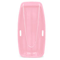 Kids Outdoor Plastic Toboggan Snow Sled Board w/ Pull Rope, Handles - 35in - Light Pink