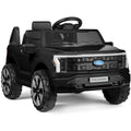 12V Kids Ride On Car Officially Licensed Ford Lightning w/ Remote, 2 Speeds - Black