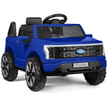 12V Kids Ride On Car Officially Licensed Ford Lightning w/ Remote, 2 Speeds - Blue