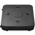 Outdoor Cantilever Base w/ Wheels, Locks, Fillable 330lb Capacity - Black