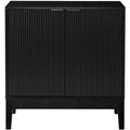 2-Door Reeded Storage Cabinet, Accent Furniture, Sideboard