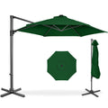360 Rotating Cantilever Offset Patio Umbrella - 10ft - Green