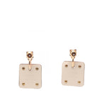 Gold Plated Swift As De Coeur Push Back Earrings