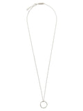 Maison Margiela Ring Pendant Necklace — Silver