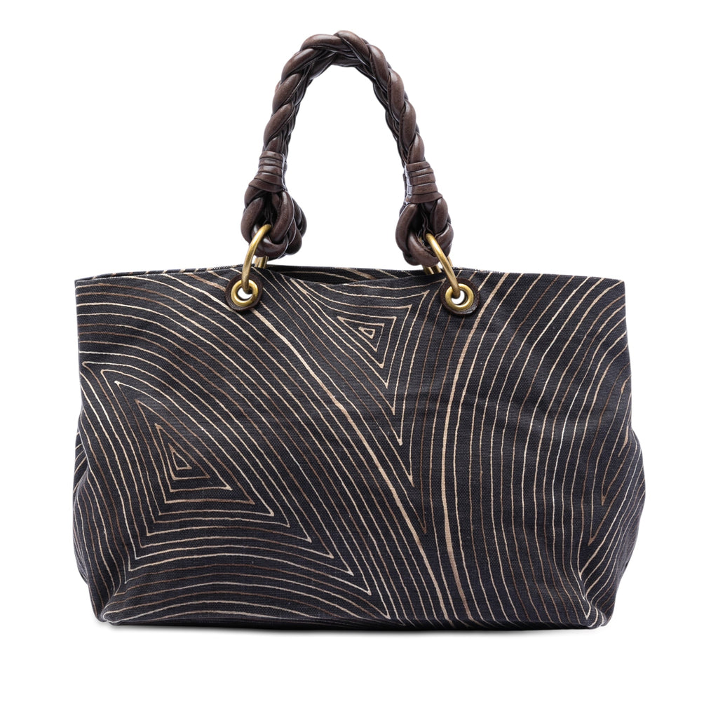 Printed Canvas Cabat Tote