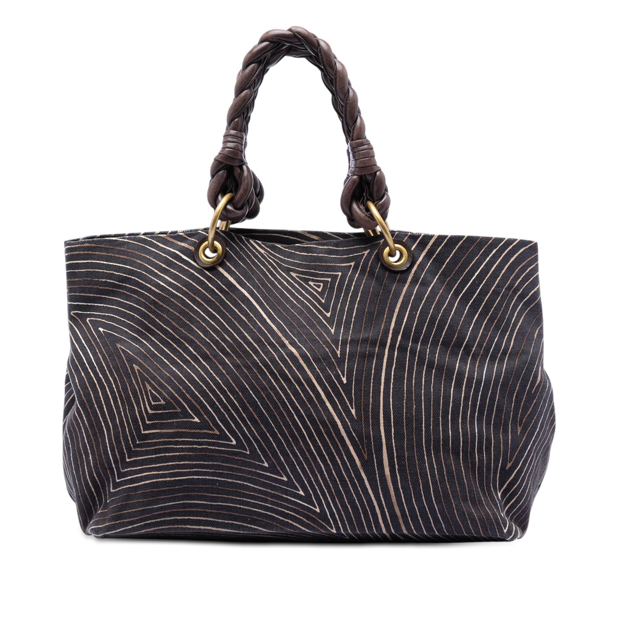 Printed Canvas Cabat Tote