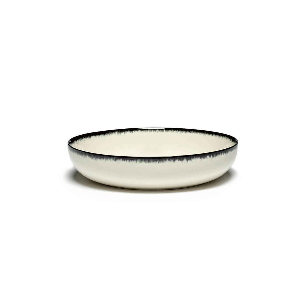 Dé Off-White and Black High Plate