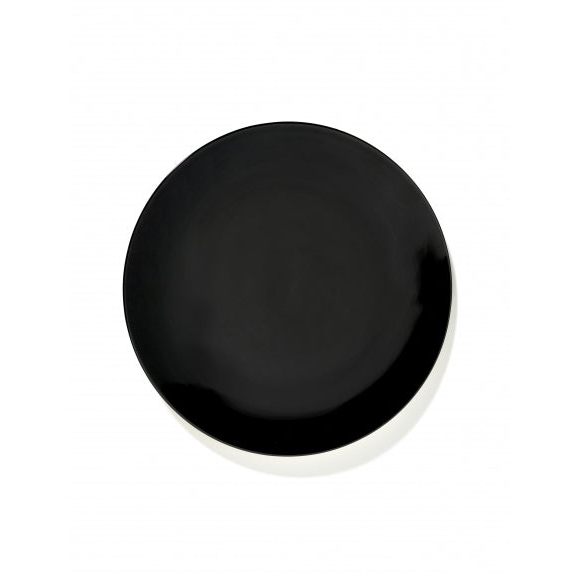 Dé Solid Glossy Black Plate